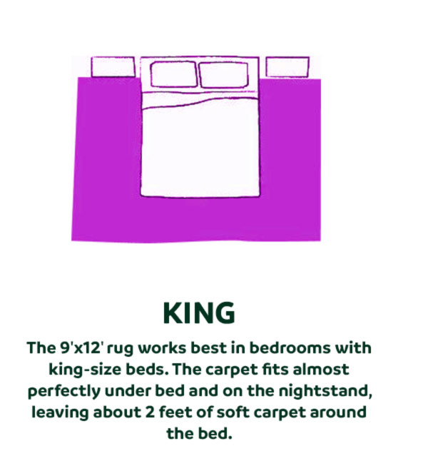 bedroom king rug