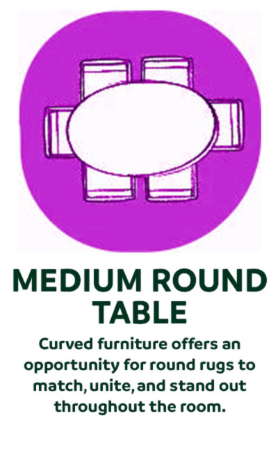 dining-room medium round rug